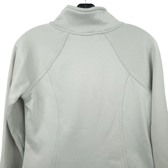 The North Face Full Zip Athletic Fit Jacket Womens Size S Long Sleeve Gray - Picture 5 of 13
